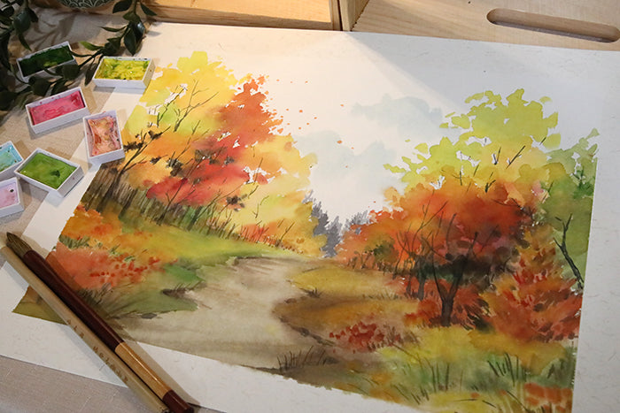 The Path of Life: Psalm 16:11 Watercolor Art Print