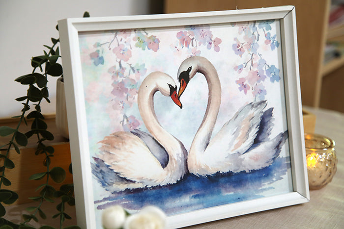 Eternal Union: Swan Art Print