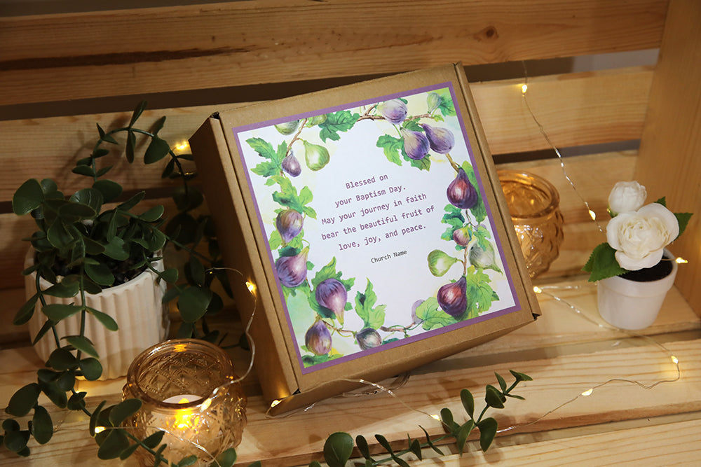 "Fruit of the Spirit" Coaster Baptism Gift
