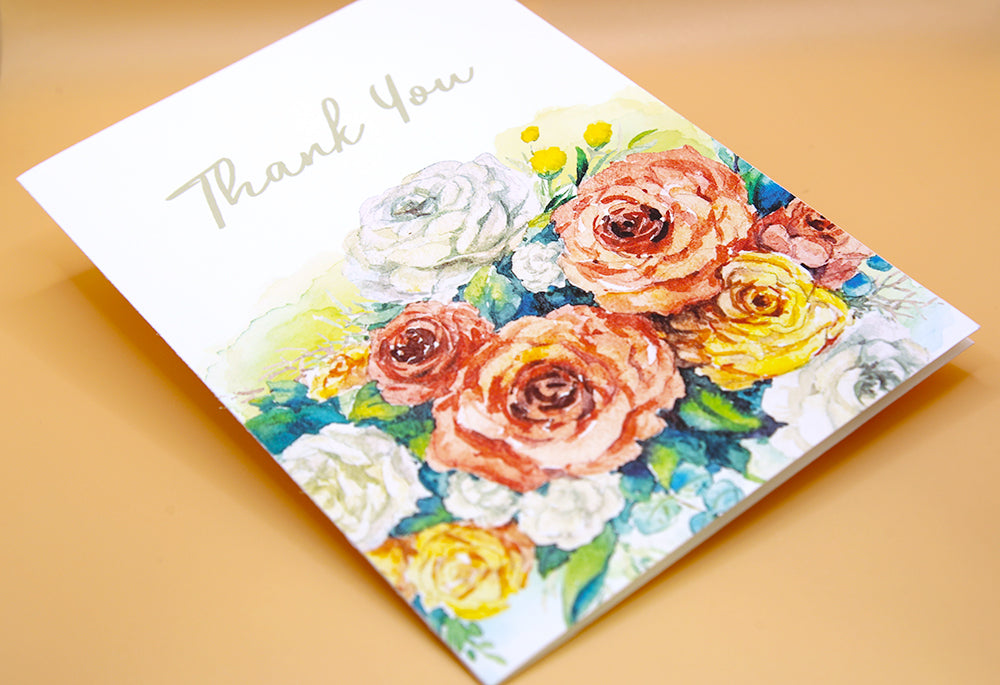 "Thank You Roses" Greeting Card