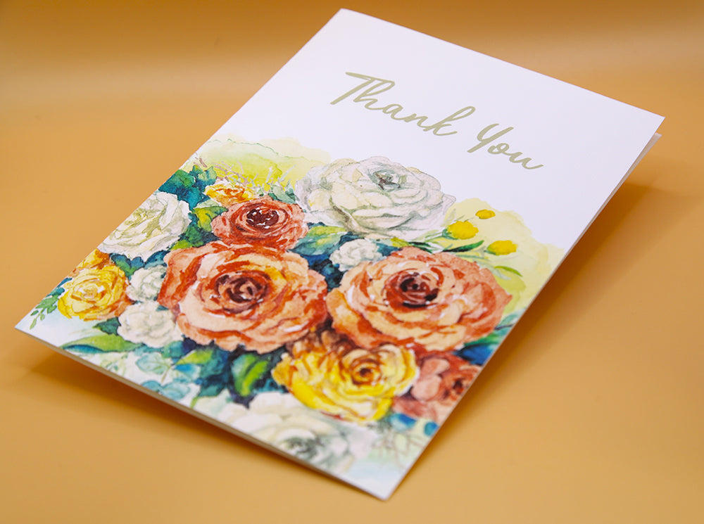 "Thank You Roses" Greeting Card