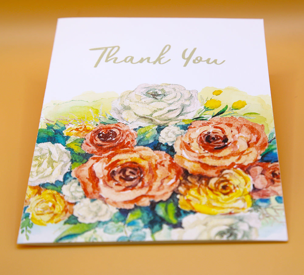 "Thank You Roses" Greeting Card