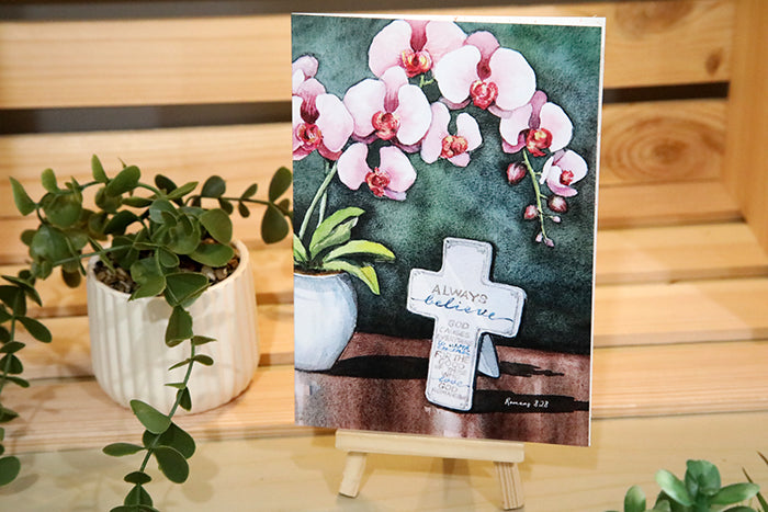 "Always Believe God" Greeting Card