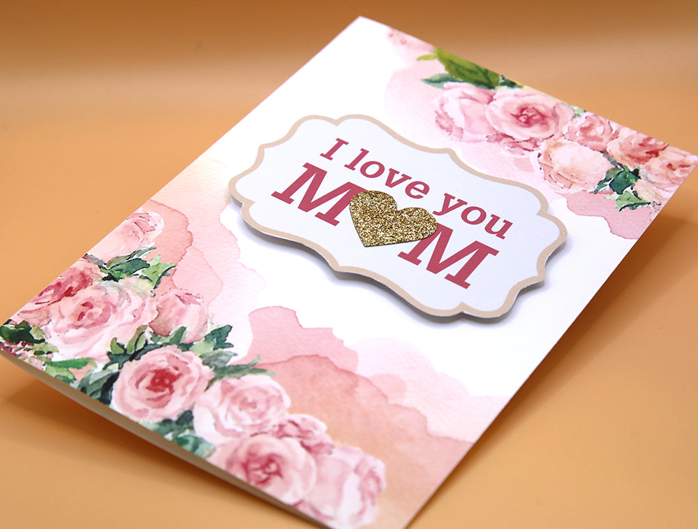 "I Love You, Mom" Greeting Card