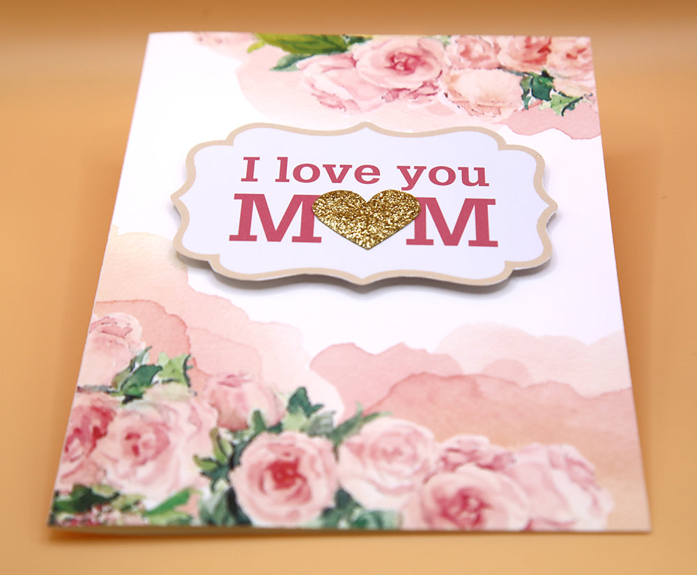 "I Love You, Mom" Greeting Card