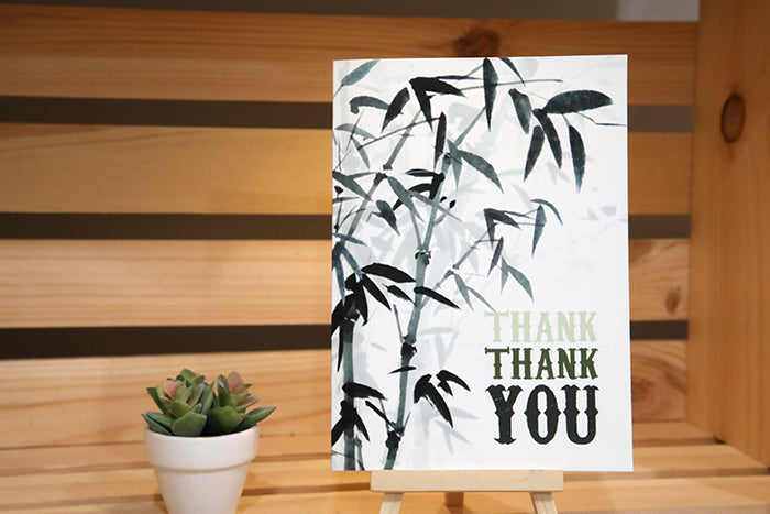 Bamboo Grace Thank You Card