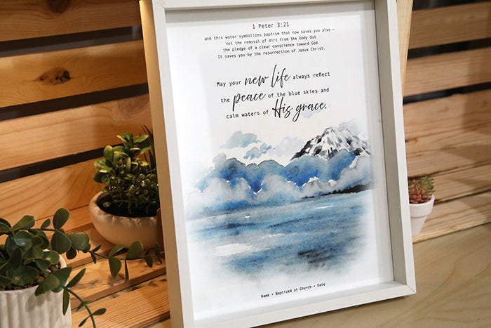 A New Creation: Personalized Baptism Gift Set