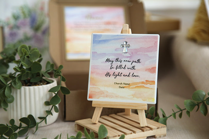 A Future of Hope - Baptism Keepsake Tile Gift Set