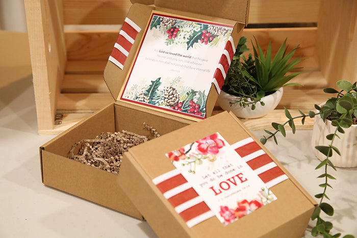 Blessed to Give: Cherry Blossom Ceramic Ornament