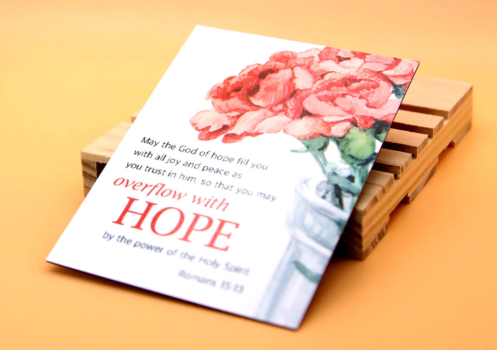 God of Hope – Carnation Magnet