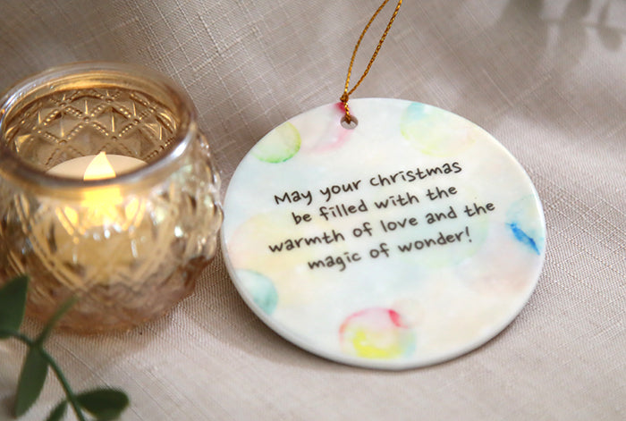 Magical Moments Cat Ceramic Ornament