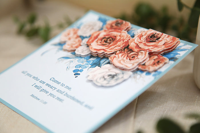 "Come to Me" 3D Card: A Place of Rest for the Weary