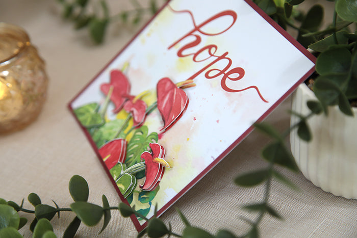 "Hope" 3D Handmade Card