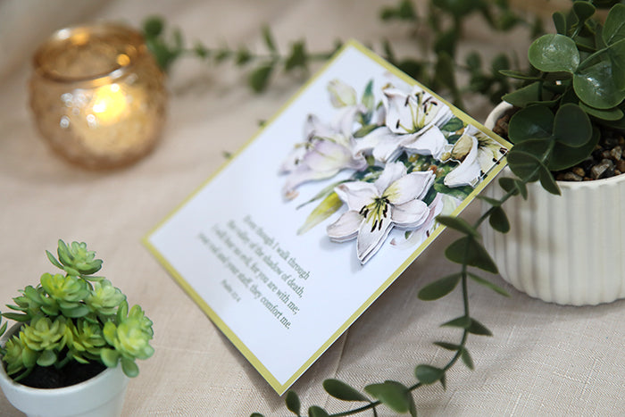“His Comforting Presence: Psalm 23:4" 3D Card