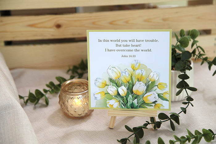 "Peace in Him" 3D Note Card
