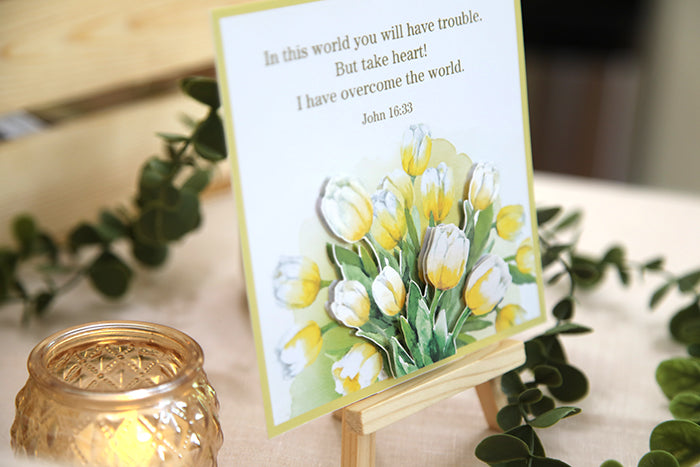 "Peace in Him" 3D Note Card