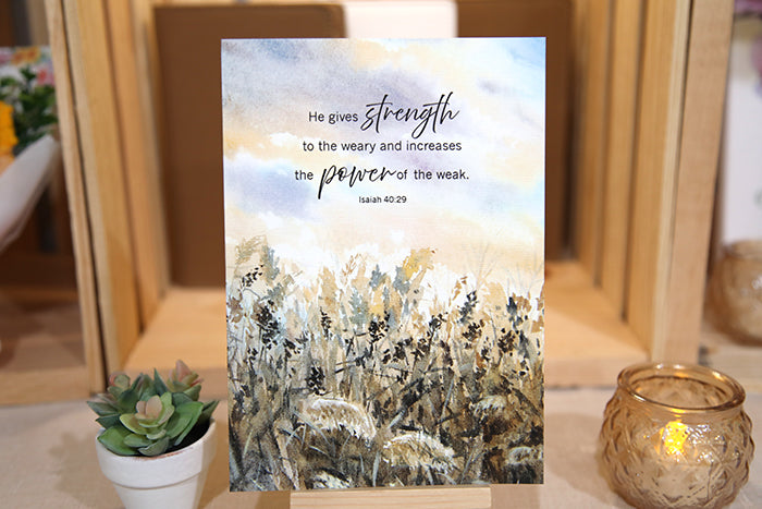 Renewed Strength Scripture Card