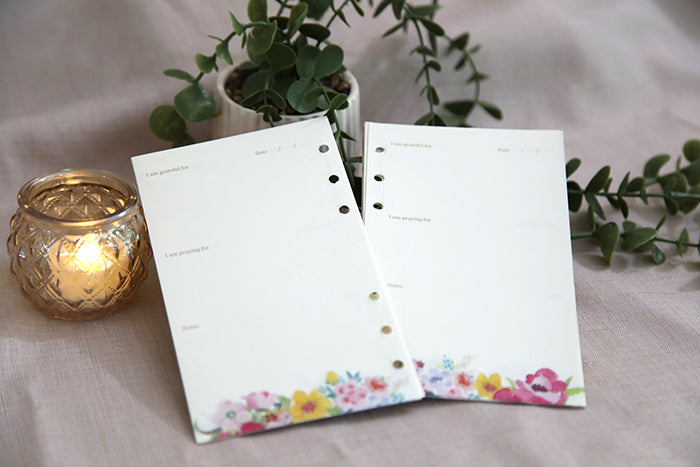 Journal Refill: Gratitude & Floral