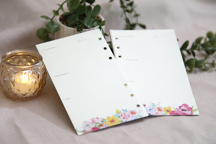 Journal Refill: Gratitude & Floral