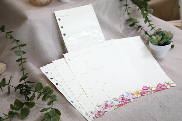 Journal Refill: Gratitude & Floral
