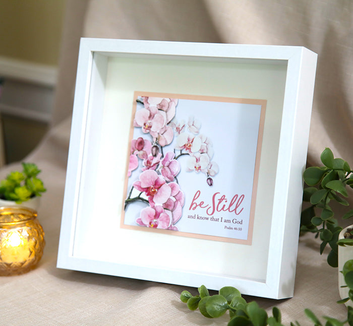 "Be Still & Know" 3D Handmade Card