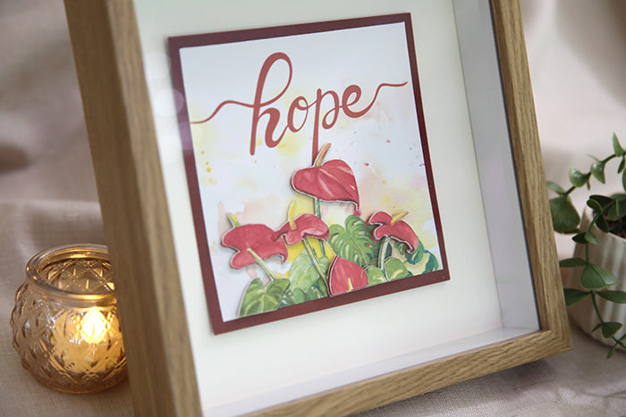 "Hope" 3D Handmade Card