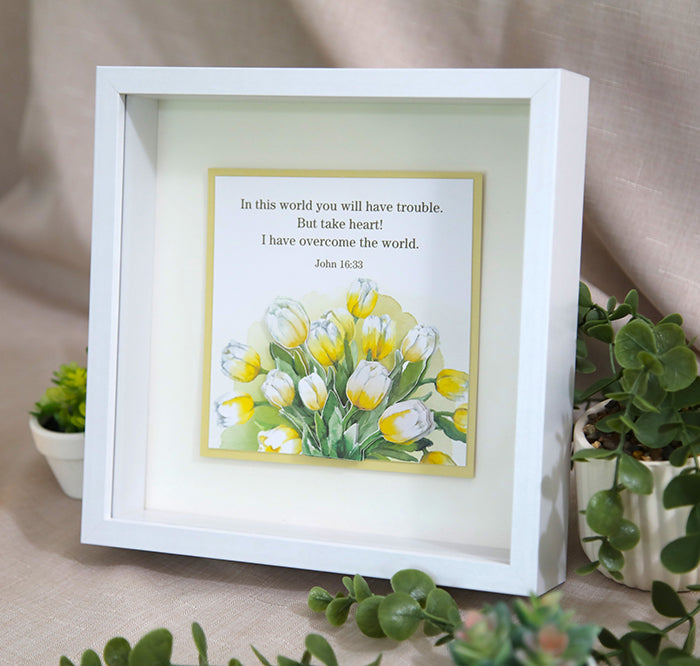 "Peace in Him" 3D Note Card