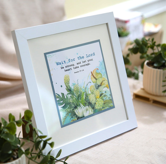 Take Heart – Psalm 27:14 Notecard
