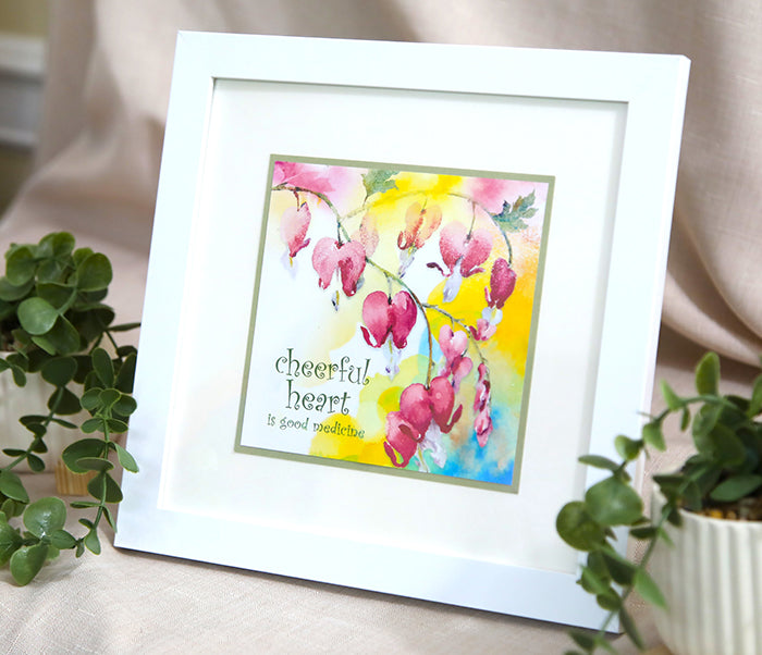 “Cheerful Heart Blooms” Note Card