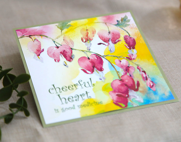“Cheerful Heart Blooms” Note Card