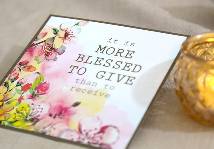 “Blossoming Blessings” Note Card