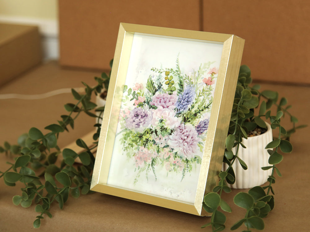 Lavender Chrysanthemum Art Print