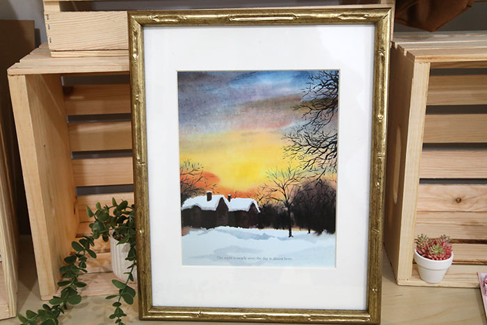 The Dawn of Promise: A Winter Sunrise Art Print