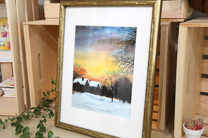 The Dawn of Promise: A Winter Sunrise Art Print