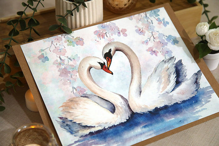 Eternal Union: Swan Art Print
