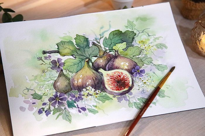 "The Harvest of the Spirit" — Galatians 5:22-23 Fig Art Print