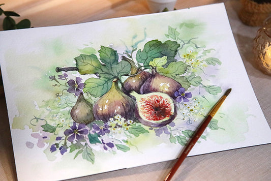 "The Harvest of the Spirit" — Galatians 5:22-23 Fig Art Print