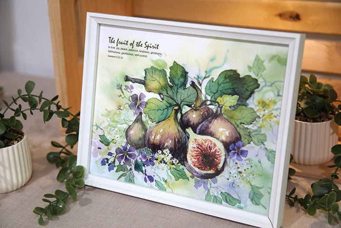 "The Harvest of the Spirit" — Galatians 5:22-23 Fig Art Print
