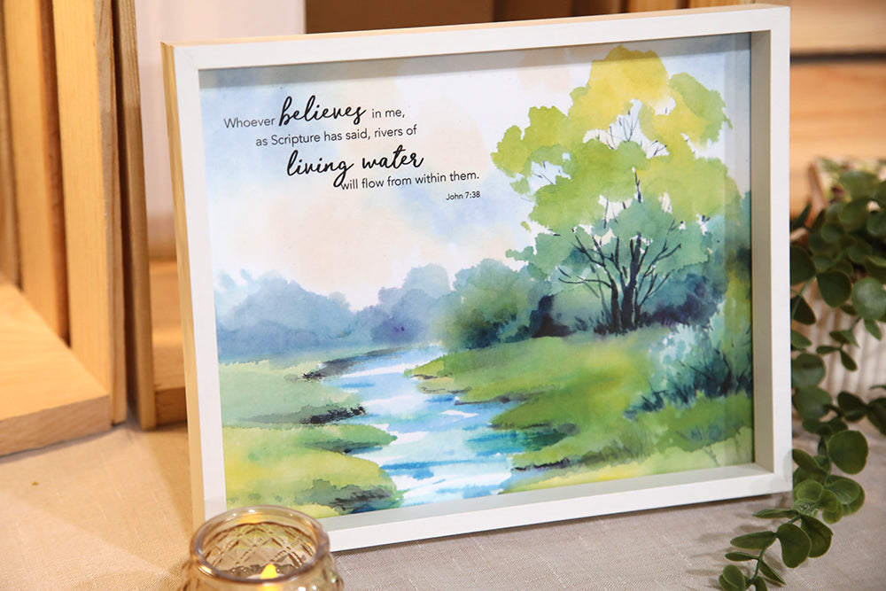 Rivers of Living Water John 7:38 Art Print