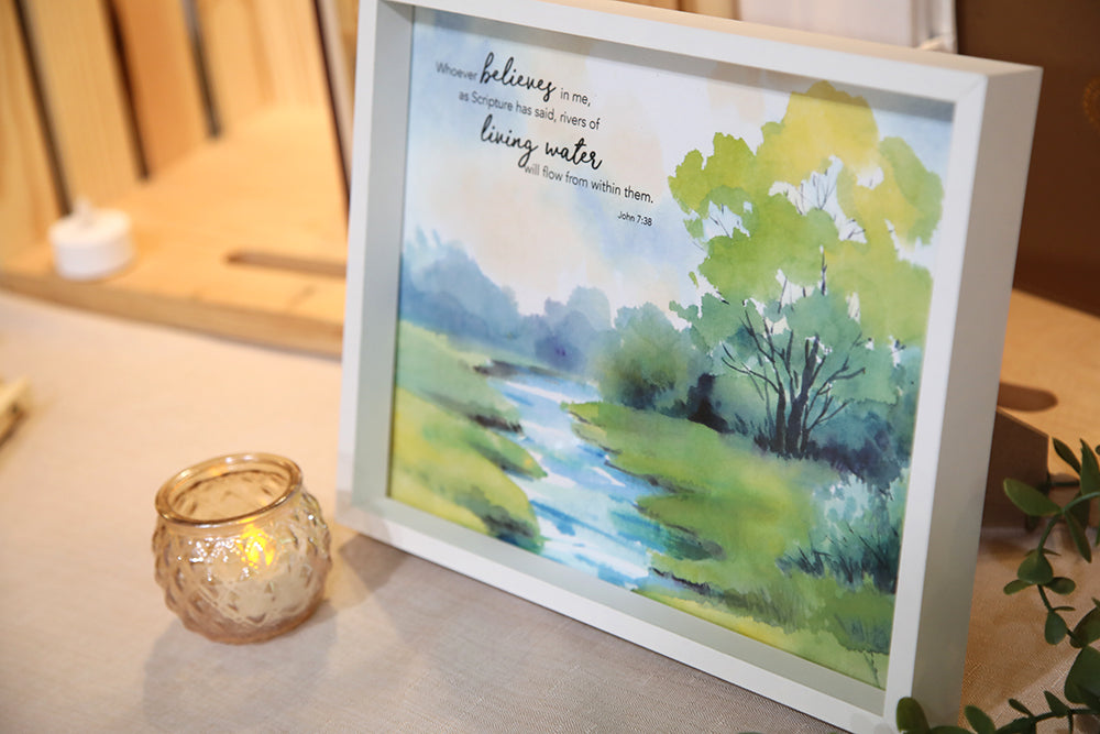 Rivers of Living Water John 7:38 Art Print