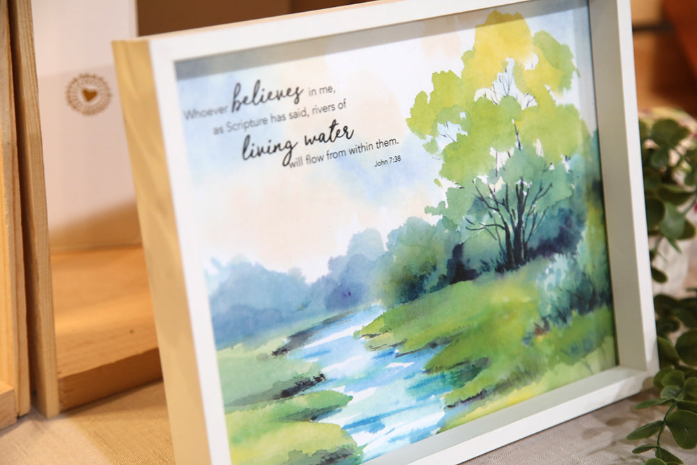 Rivers of Living Water John 7:38 Art Print