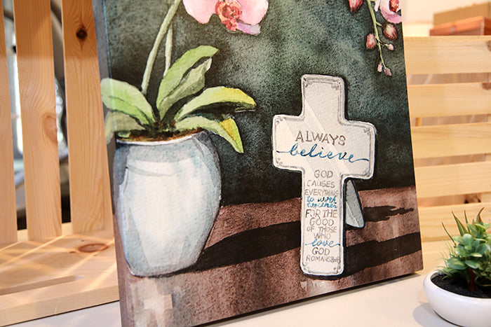 "Always Believe" Canvas Print (16" x 20")