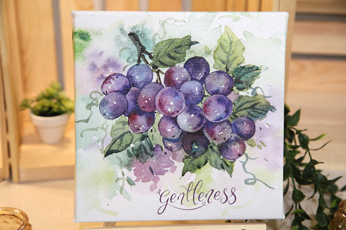 Gentleness (Grapes) in Bloom: 8x8 Canvas Print