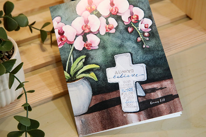 "Always Believe God" Greeting Card