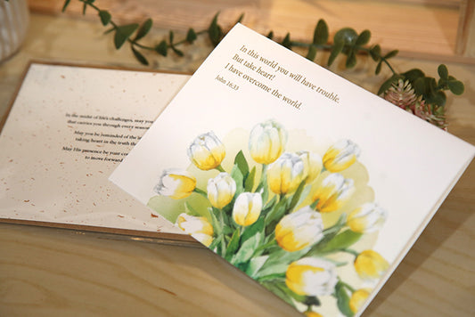 Peace in Him: John 16:33 Greeting Card