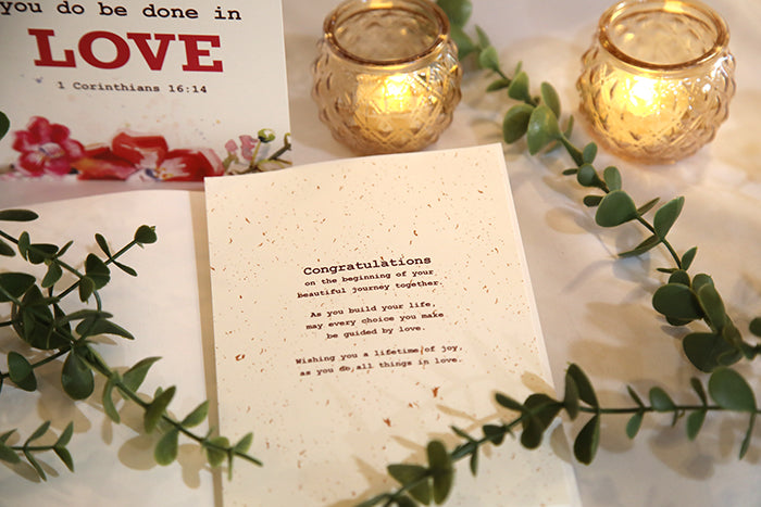 "Let All You Do Be Done in Love" Greeting Card