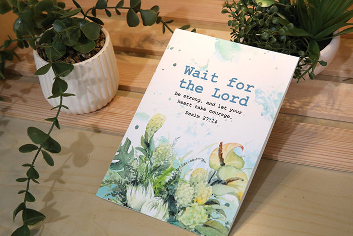 Take Heart: Courage in the Waiting | Psalm 27:14 Card