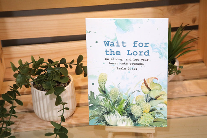 Take Heart: Courage in the Waiting | Psalm 27:14 Card