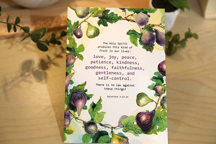 Fruit of the Spirit: Galatians 5:22–23 Greeting Card