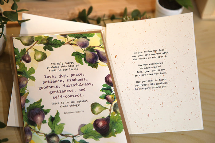 Fruit of the Spirit: Galatians 5:22–23 Greeting Card